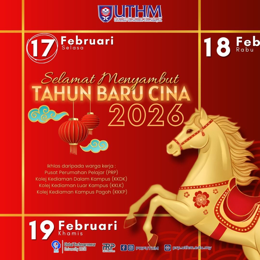SELAMAT MENYAMBUT TAHUN BARU CINA 2026