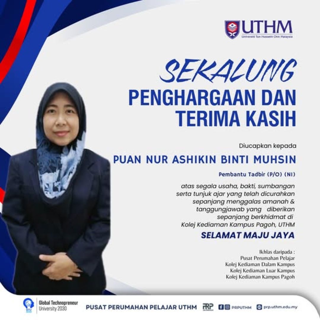 SEKALUNG PENGHARGAAN DAN TERIMA KASIH