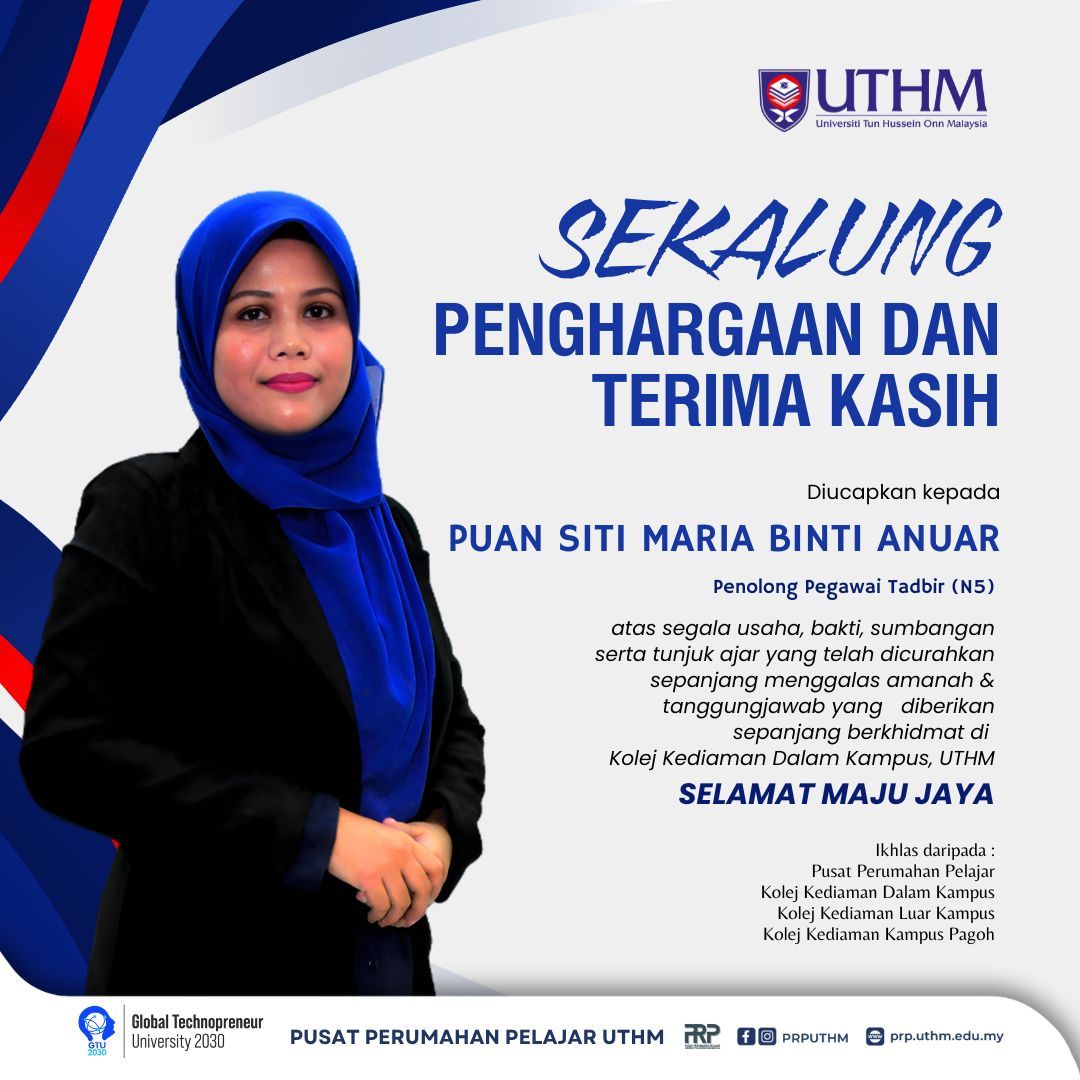 SEKALUNG PENGHARGAAN DAN TERIMA KASIH